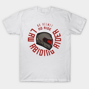 Law Abiding Rider Red T-Shirt